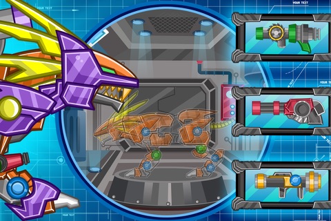 Zoic Robot: Gold Lion - gun games for free screenshot 4