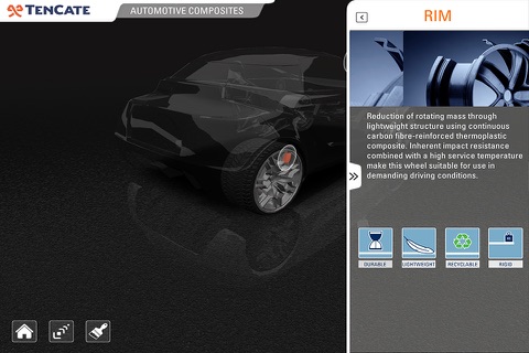 TenCate Advanced Composites - 3D car explorer screenshot 2