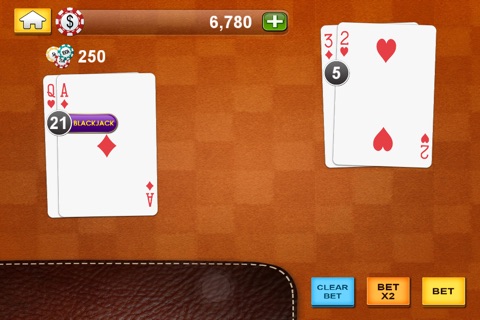 Blackjack 21 Pro HD screenshot 2