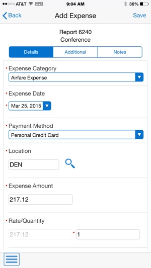 Expense Entry Phone for JDEE1(圖3)-速報App