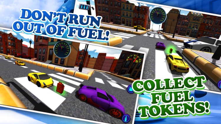 Cartoon Car 3D Real Extreme Traffic Racing Rivals Simulator Game screenshot-4