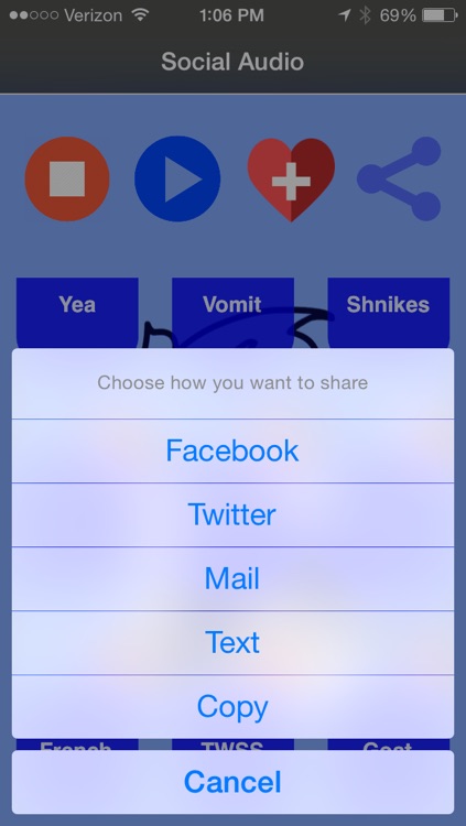 Social Audio - Share a swear, insult or mean witty response!