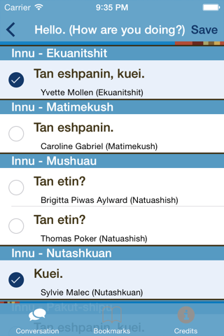 Innu Conversation screenshot 4