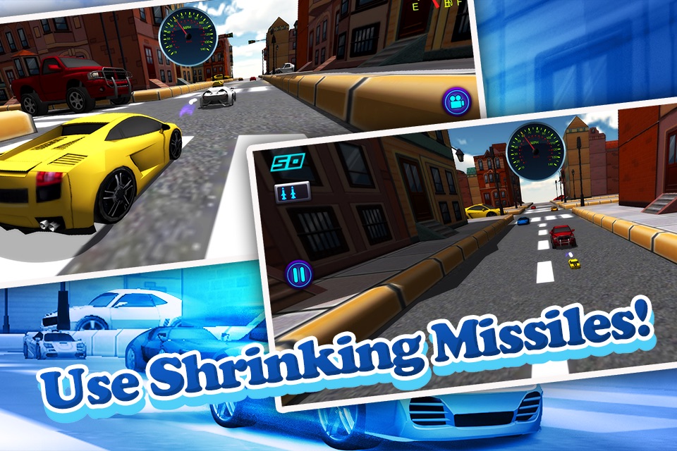 Cartoon Car 3D Real Extreme Traffic Racing Rivals Simulator Game screenshot 3