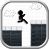 Line Rooftop Run : Stickman Escape Runner Free Edition
