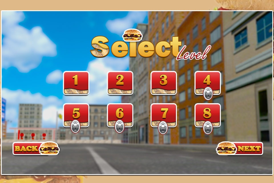 3D Burger Boy Simulator - Crazy motor bike rider and delivery bikers riding simulation adventure game screenshot 2