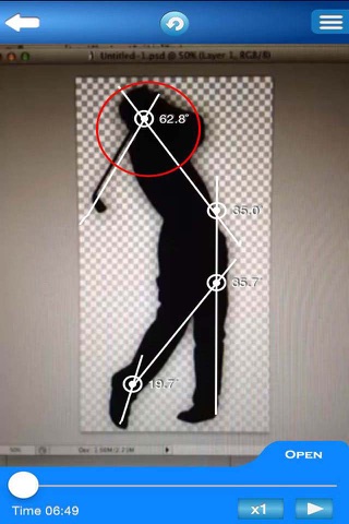 EzFullSwing - For managing user's video as golf swing. screenshot 3