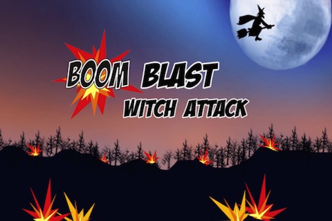 Boom Blast Witch Attack - fantasy aeroplane shooting game screenshot 3