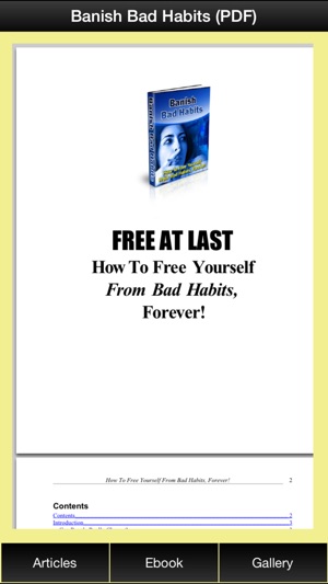 Bad Habits Free Guide - How to Free Yourself From Bad Habits(圖3)-速報App