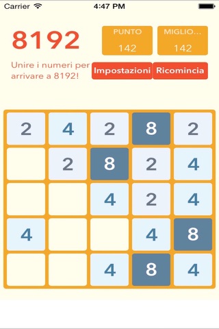 2048 Italian screenshot 2