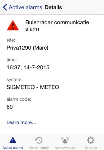 Priva Alarms (Pilot) screenshot 2