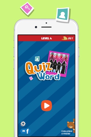 Quiz Word Asian Singers Version - All About Guess Fan Trivia Game Free screenshot 3