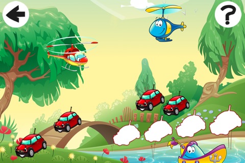 Animated Kids Game: Sorting all Vehicles, Air-plane and Car-s screenshot 4
