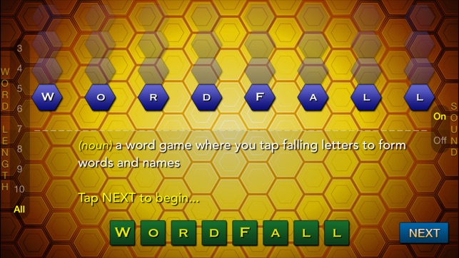 Word Fall - A Game of Falling Words(圖1)-速報App