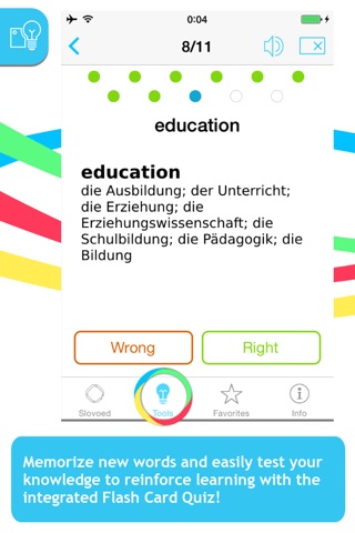 English <-> German Slovoed Compact talking dictionary screenshot 4