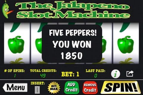 The Jalapeño Slot Machine screenshot 3