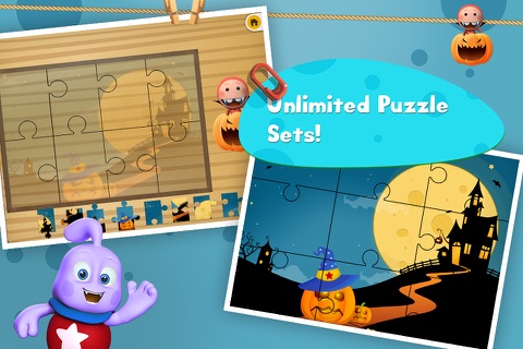 Halloween Jigsaw Puzzles for Toddlers and Kids FREE screenshot 2