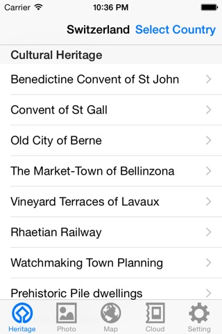 World Heritage in Switzerland screenshot 2