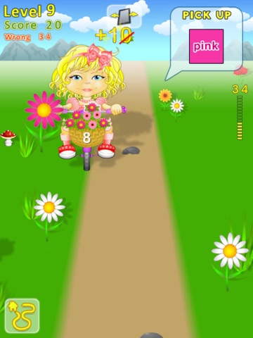 Flowers for mommy. Form and color recognition screenshot 2