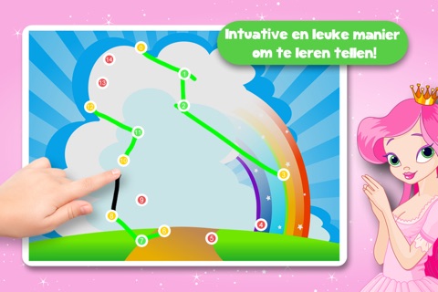 Free Kids Puzzle Teach me Tracing & Counting with Princesses: discover pink pony’s, fairy tales and the magical princess screenshot 3