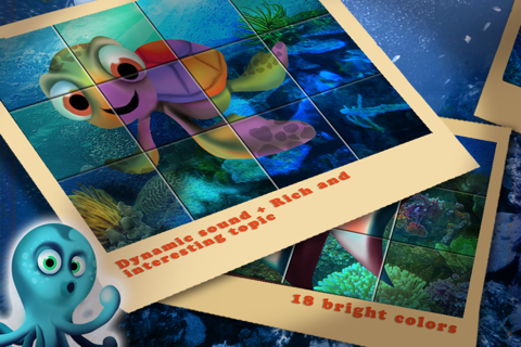 Color Puzzle Of Finding Angry Octopus Fish HD ™ screenshot 4