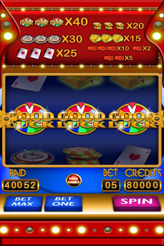 Vegas Slots - Spin to Win Good Luck Wheel Prize Classic Las Vegas Casino Slot Machine screenshot 2
