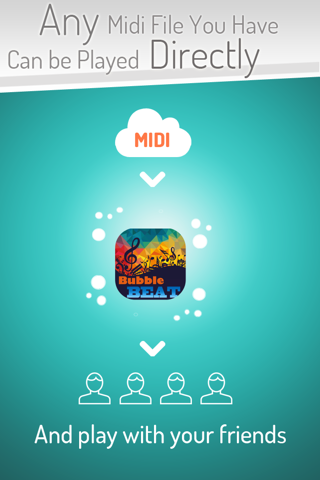 Bubble Beat - Endless song play, simple music and beat game for free screenshot 2
