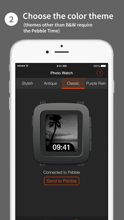 Photo Watch — Use a photo as a Pebble watchface