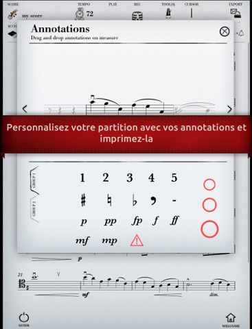 Play Saint-Saëns – Carnaval des Animaux « Le Cygne » (partition interactive) screenshot 4
