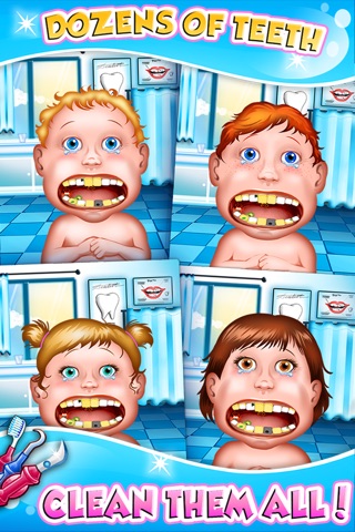 Dentist New-born Baby - mommy's crazy doctor office & little kids teeth screenshot 2