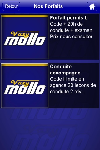 Auto-école VAZY MOLLO screenshot 2