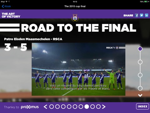 RSC Anderlecht PURPLE TOUCH screenshot 3