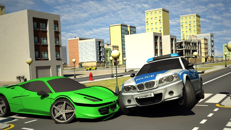 Cop Car Vs City Crime Car Demolition Challenges