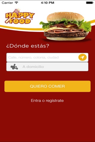 Happy Food Delivery screenshot 2