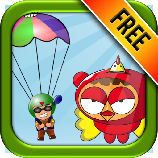 Angry Ninja Paratrooper Pilot Vs Birds Free Game: Zero Injustice To Super Hero Guy Saga iOS App