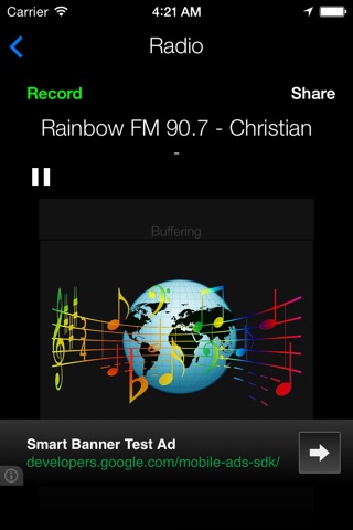 African Gospel Music Radio Recorder screenshot 2