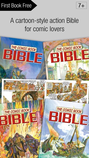 Bible Comic Book App – 4 Action Bible Books(圖1)-速報App