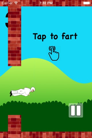 Flappy Farty Man - Wingsuit Flight Game screenshot 3