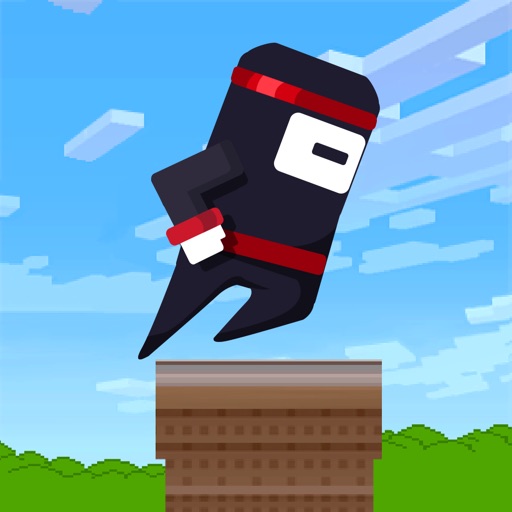 Jumpy Spring Ninja - jump, dodge, & circle! Icon