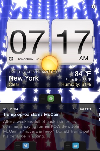 Night Stand for iPhone - Alarm Clock, Weather & Photo Slideshow screenshot 4