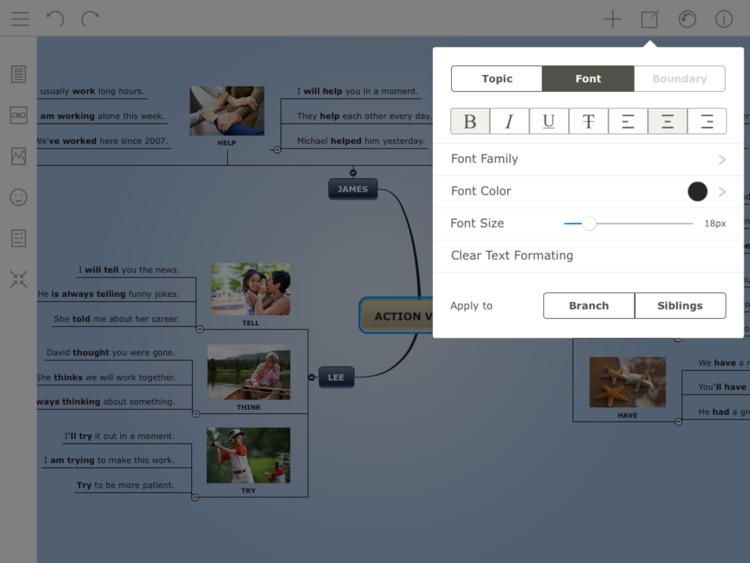 Mindomo (mind mapping) screenshot-3