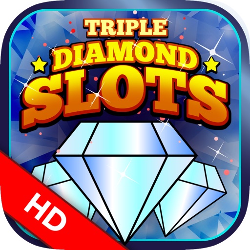 Triple Diamond Slot Machine HD - Lucky Gem Casino iOS App