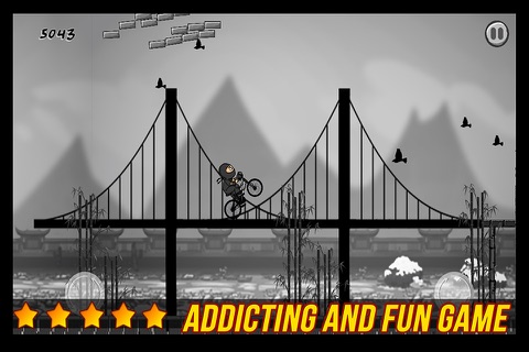 Bike Ninja Escape: Hilybilly Dirt Racing Stunts Master Game Pro screenshot 3