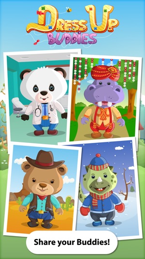 Dress up Buddies Free - Professions dressing game for Kids a(圖1)-速報App