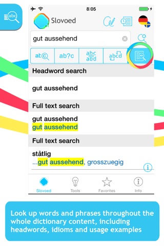 German <-> Swedish Slovoed Compact talking dictionary screenshot 3