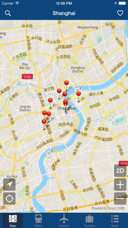 Shanghai Offline Map - City Metro Airport
