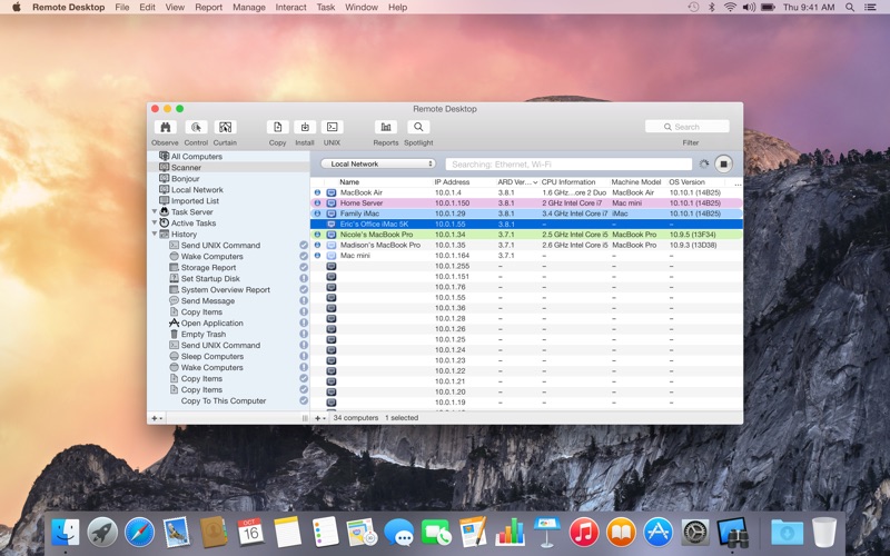 Apple Remote Desktop скриншот программы 2