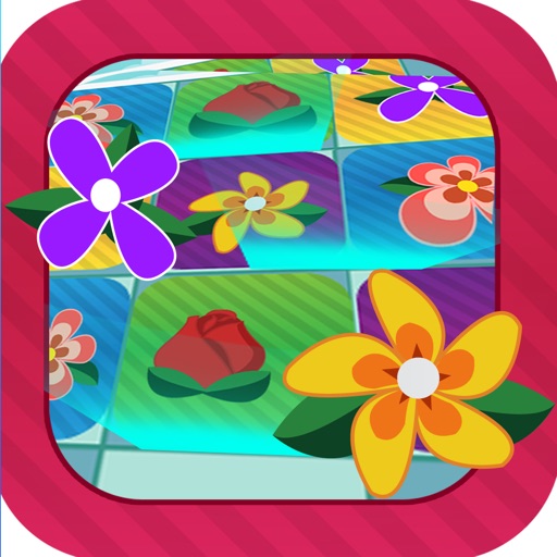 A Flowers Match 4 Puzzle Logic App - Super Addictive and Fun Free Games icon