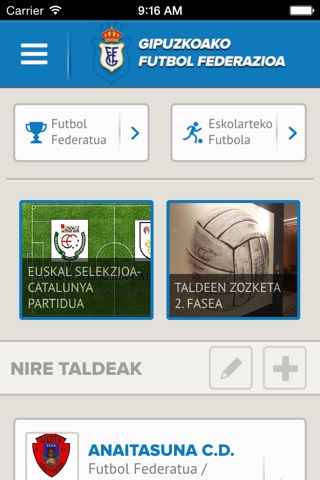 Gipuzkoako Futbol Federazioa screenshot 2