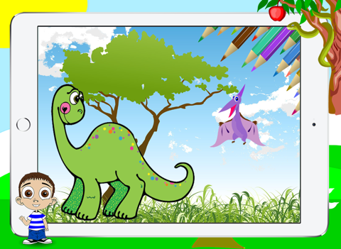 Coloring Book for Little Kids - Dinosaur Animals - náhled